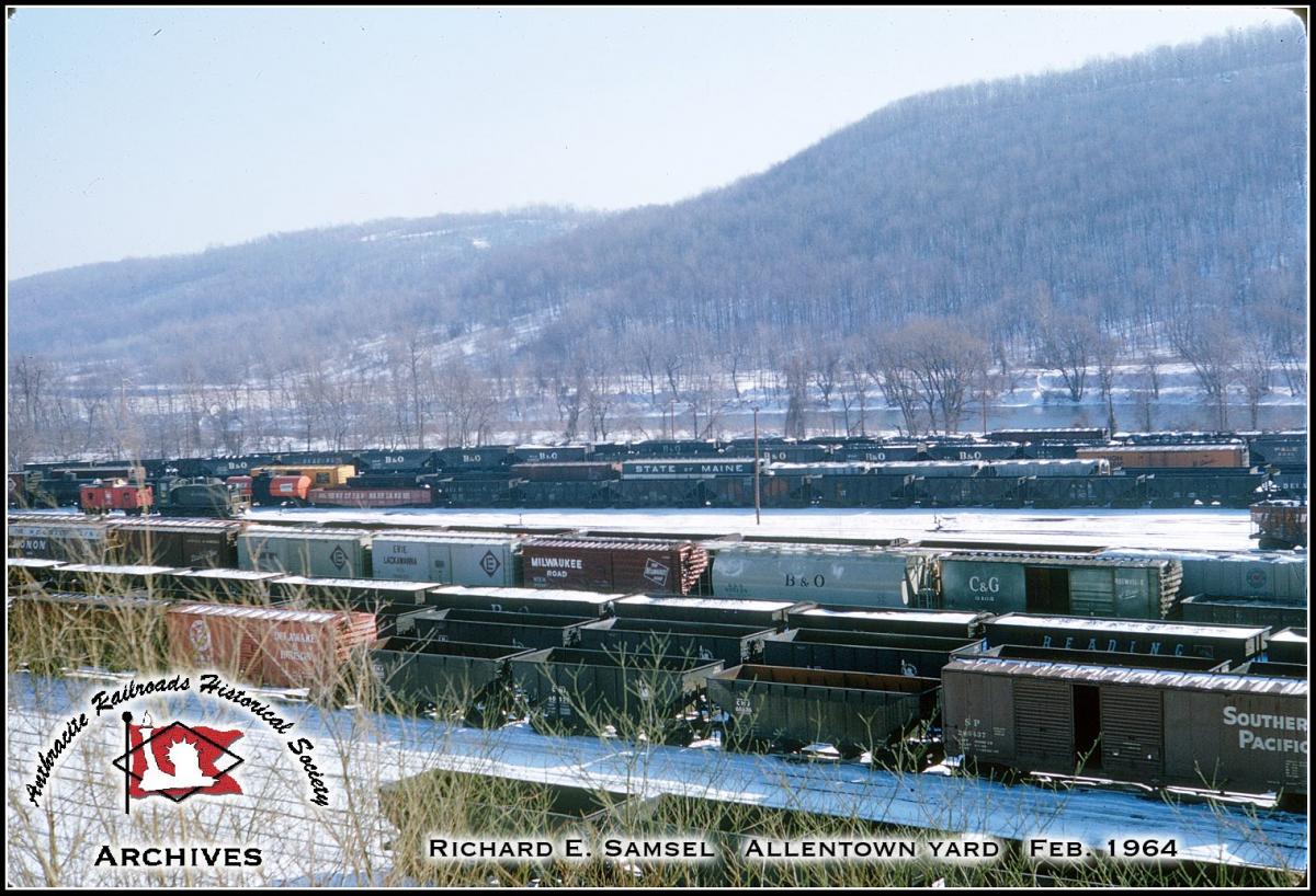 Central Railroad of New Jersey Yard at Allentown, PA ARHS Digital Archive